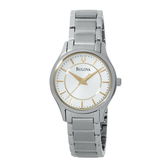 Bulova Women\'s White Dial Watch w/ box